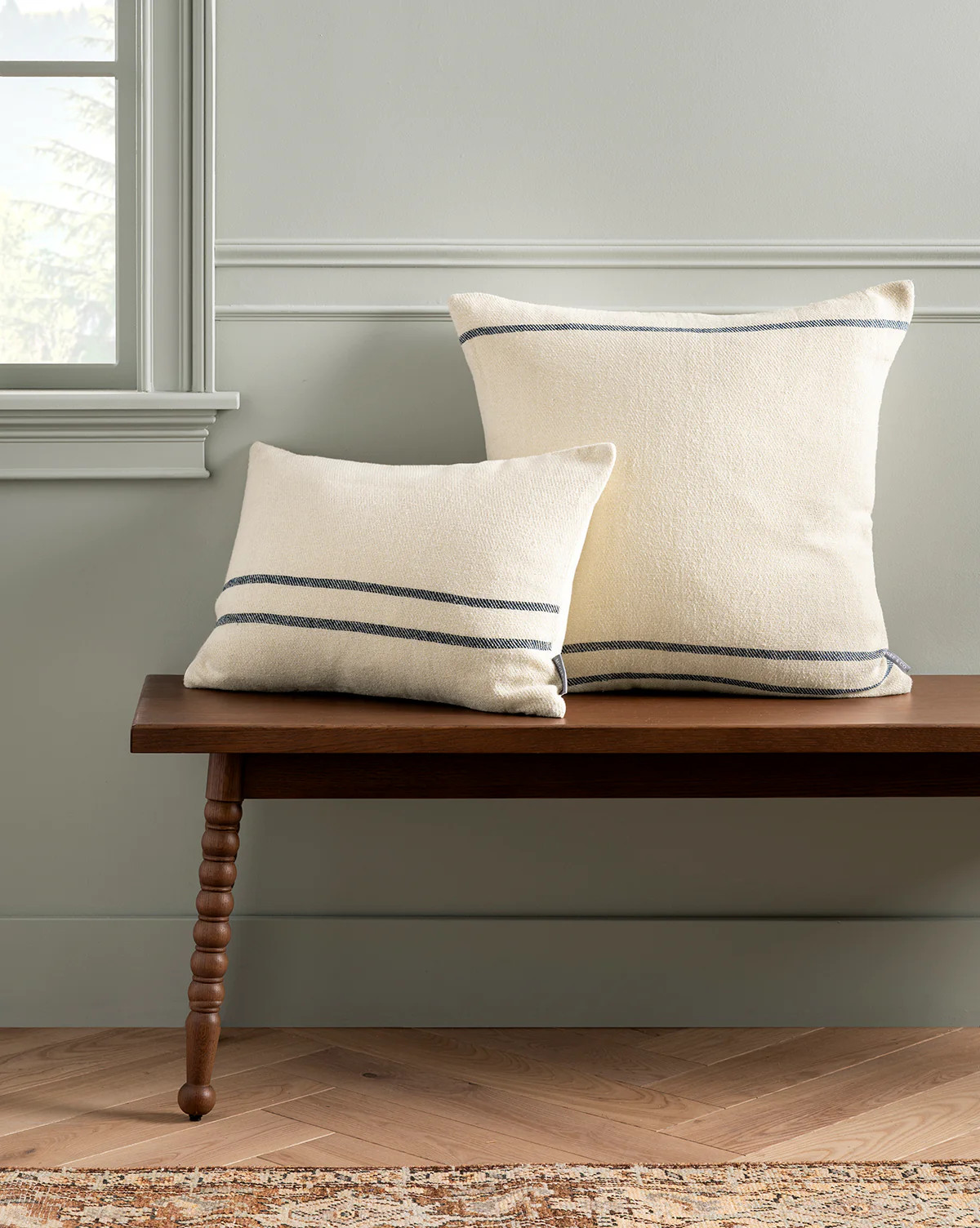 Abigail Silk Stripe Pillow Cover | McGee & Co. (US)