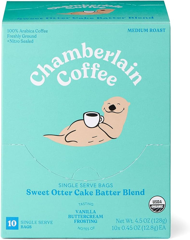 Chamberlain Coffee Sweet Otter Cake Batter Cold Brew Singles | Amazon (US)
