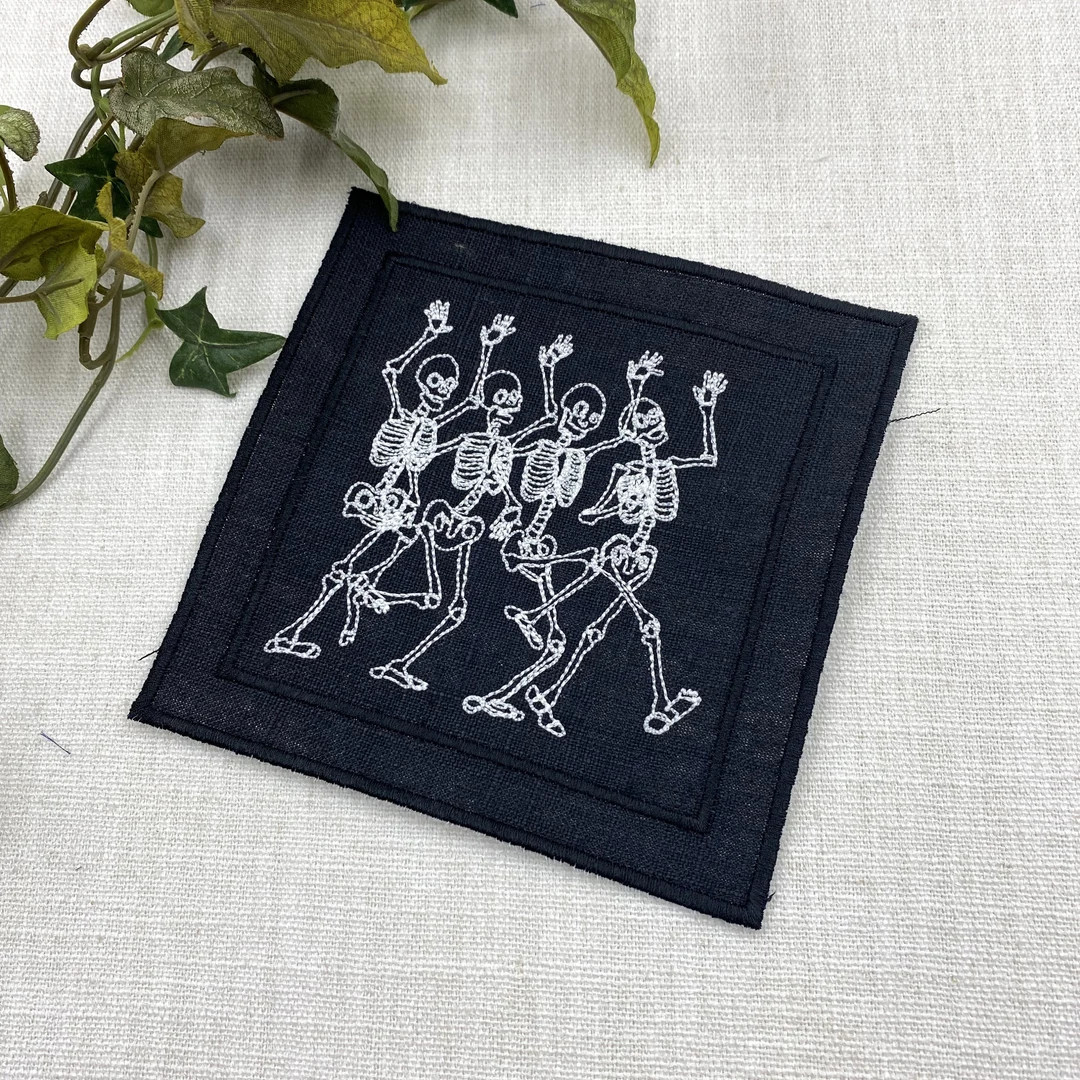 Cocktail Napkins Halloween Cocktail Napkins Linen Cocktail - Etsy | Etsy (US)