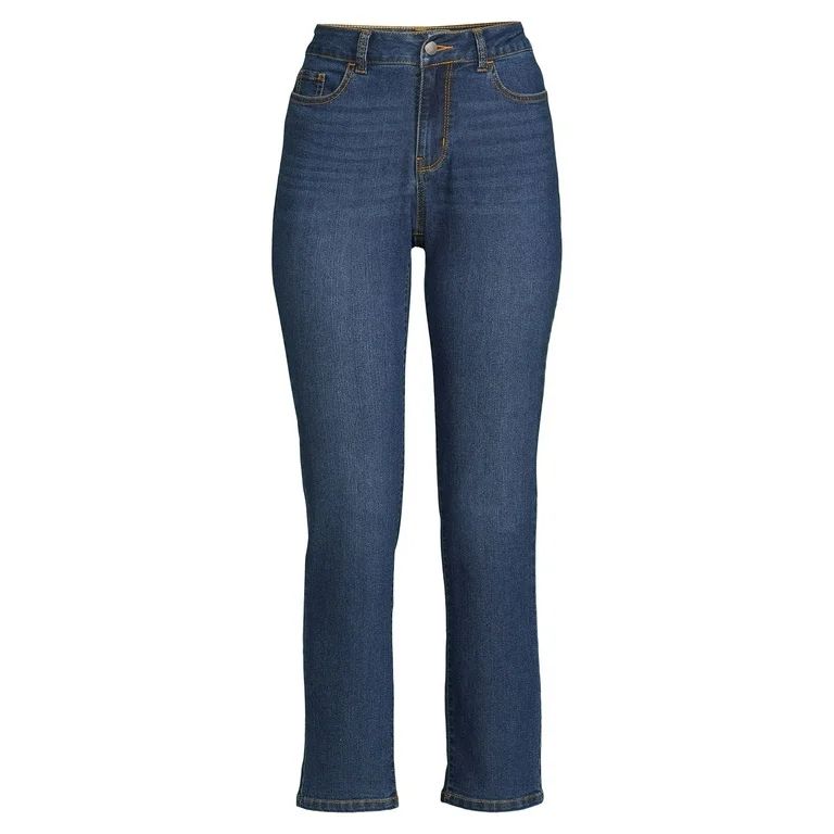Time and Tru Women's Cropped Straight Jeans | Walmart (US)