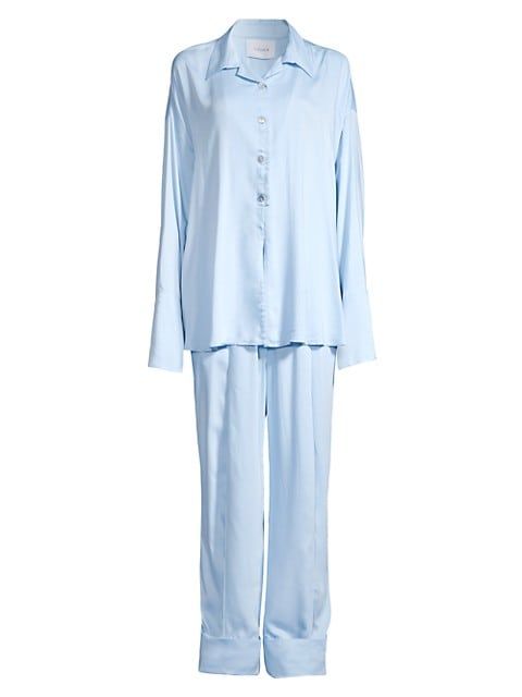 2-Piece Relaxed Pajama Set | Saks Fifth Avenue