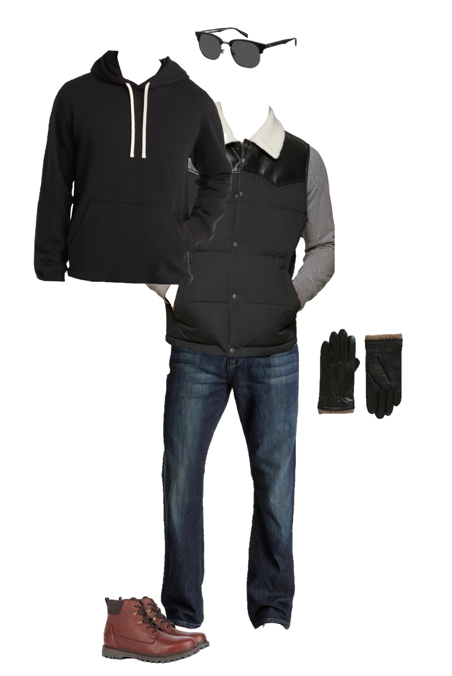 This vest jacket can be worn for 3 separate occasions : lounging on a Sunday running errands, being active in the outdoors or like featured in the photo here a “great date night outfit with your hot wife.” Vest is under $150!! 

#LTKstyletip #LTKmens #LTKfindsunder100