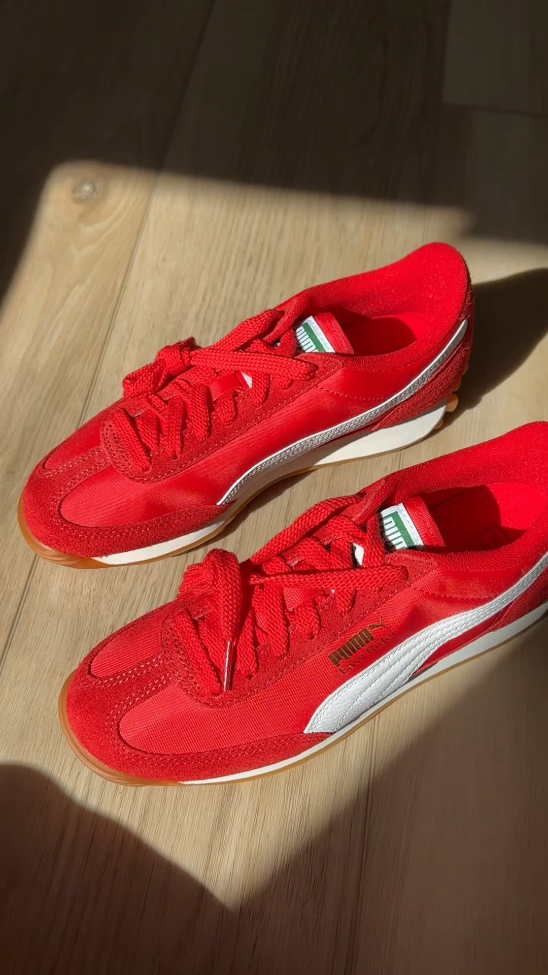 the perfect red sneakers for fall are these puma easy rider — they scream 90s vintage ♥️🍂

#LTKFindsUnder100 #LTKShoeCrush