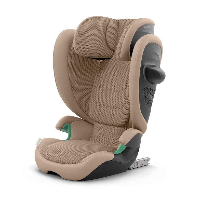Cybex Solution G2 Folding High-Back Booster Seat, 2025, Almond Beige | GoodBuy Gear