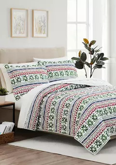 Joyland Fair Isle 3-Piece Quilt Set | Belk