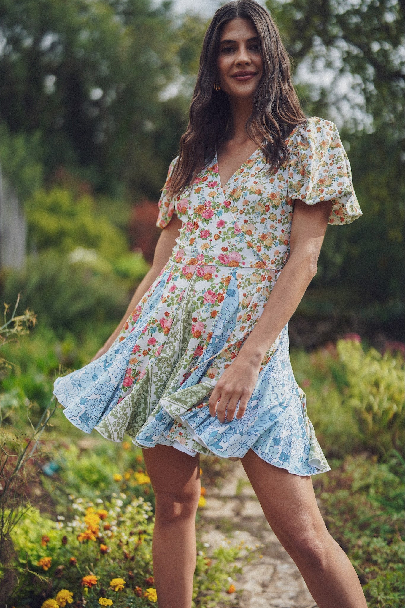 Pepper Dress - Marigold Garden | Smith and Quinn