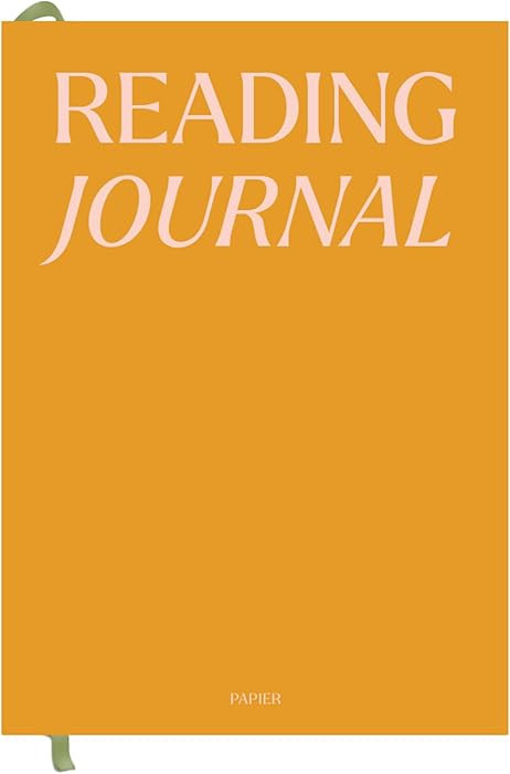 Papier Wonder Reading Journal - Yellow Hardback | Record & Review Your Reads | Includes Space To ... | Amazon (US)