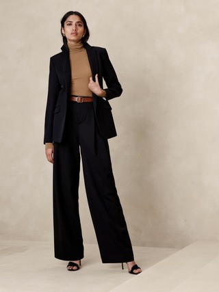 Sabel Wool-Blend Turtleneck T-Shirt | Banana Republic (US)