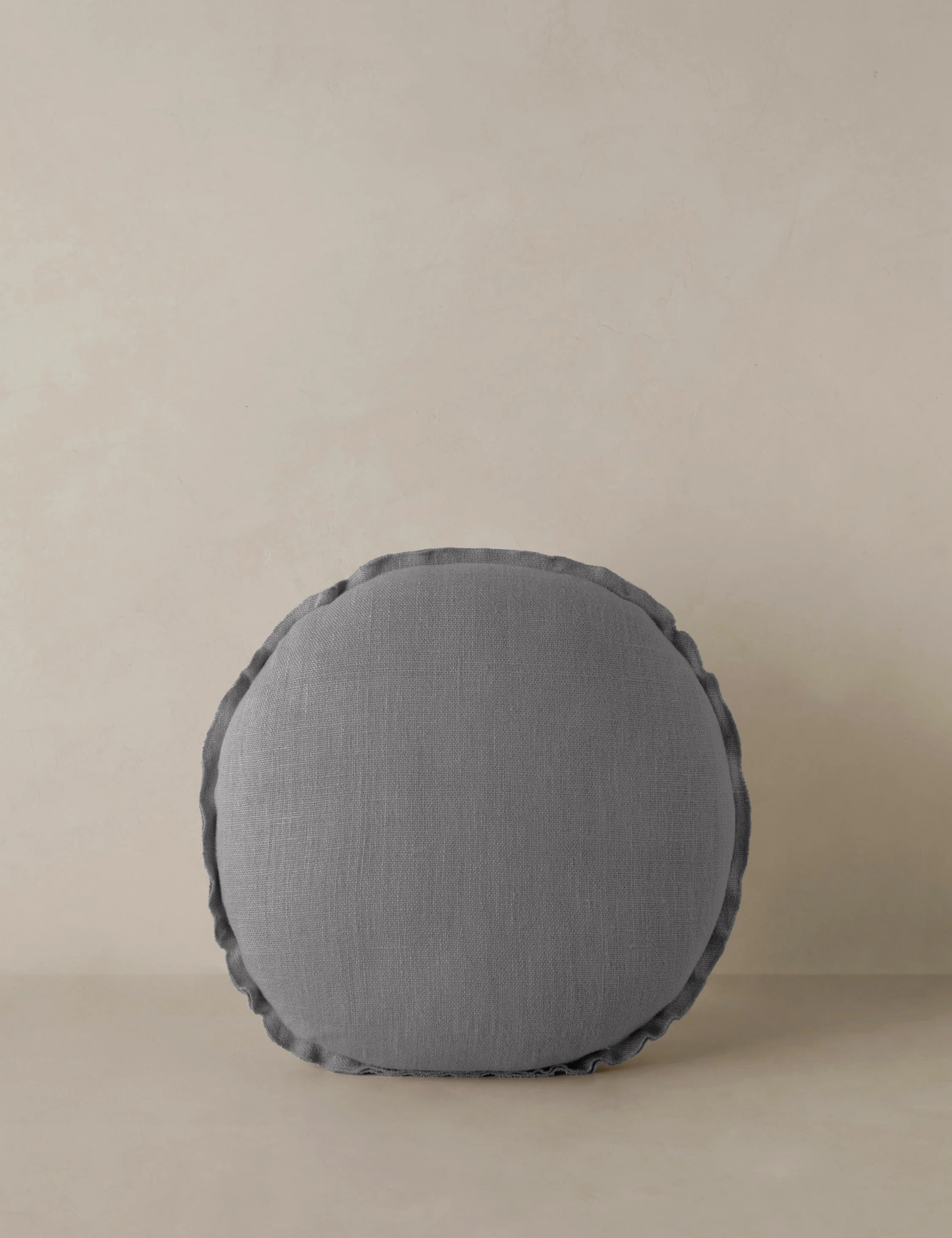 Arlo Linen Round Pillow | Lulu and Georgia 