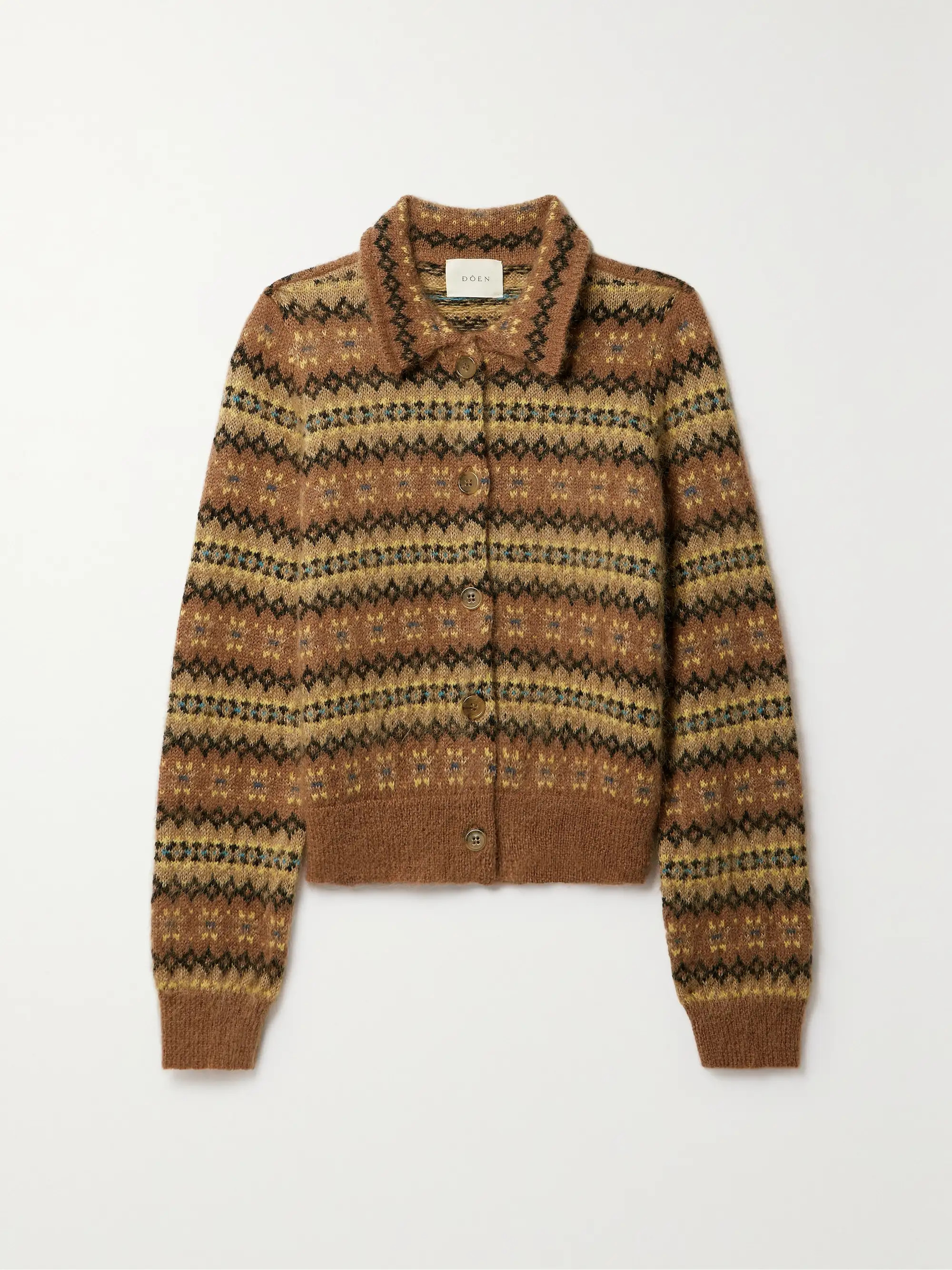 Natia Fair Isle knitted cardigan | NET-A-PORTER (UK & EU)
