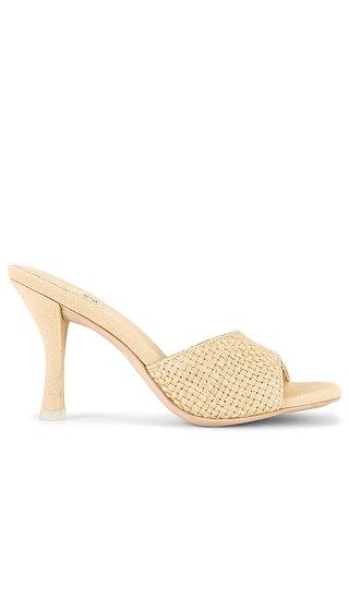 Sula Mule in Beige Woven | Revolve Clothing (Global)