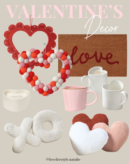 Valentine’s Day decor finds, home decor, heart wreath, Pottery Barn pillows 

#LTKSeasonal #LTKHoliday #LTKfindsunder100