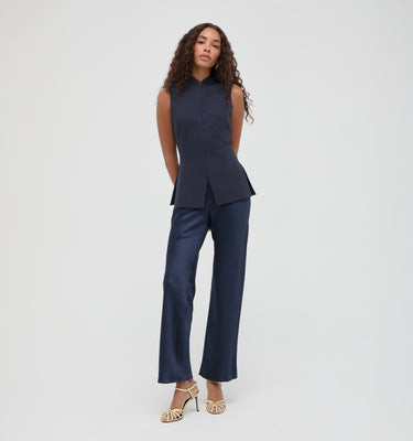 The Katrina Top -  Midnight Navy Midnight Navy / XS | Hill House Home US