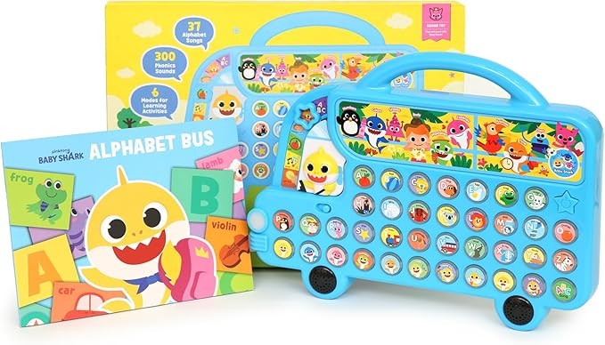 Pinkfong Baby Shark ABC Alphabet Bus Sound Pad | Baby Shark Toys, Baby Shark Books | Learning & E... | Amazon (US)