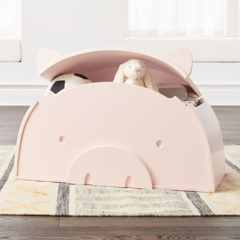 Pig Toy Box + Reviews | Crate and Barrel | Crate & Barrel