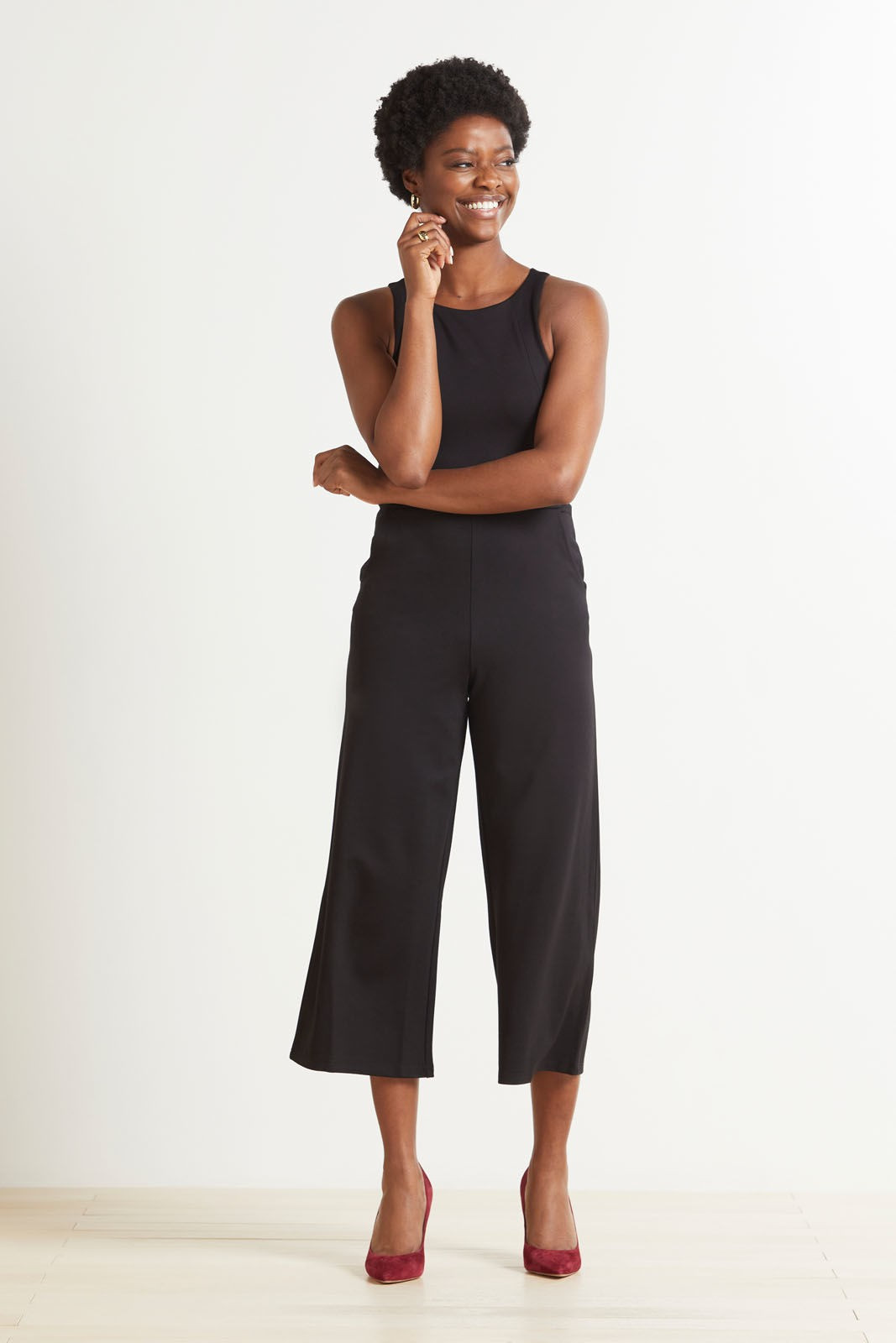 EVEREVE Farrah Ponte Jumpsuit | EVEREVE | Evereve