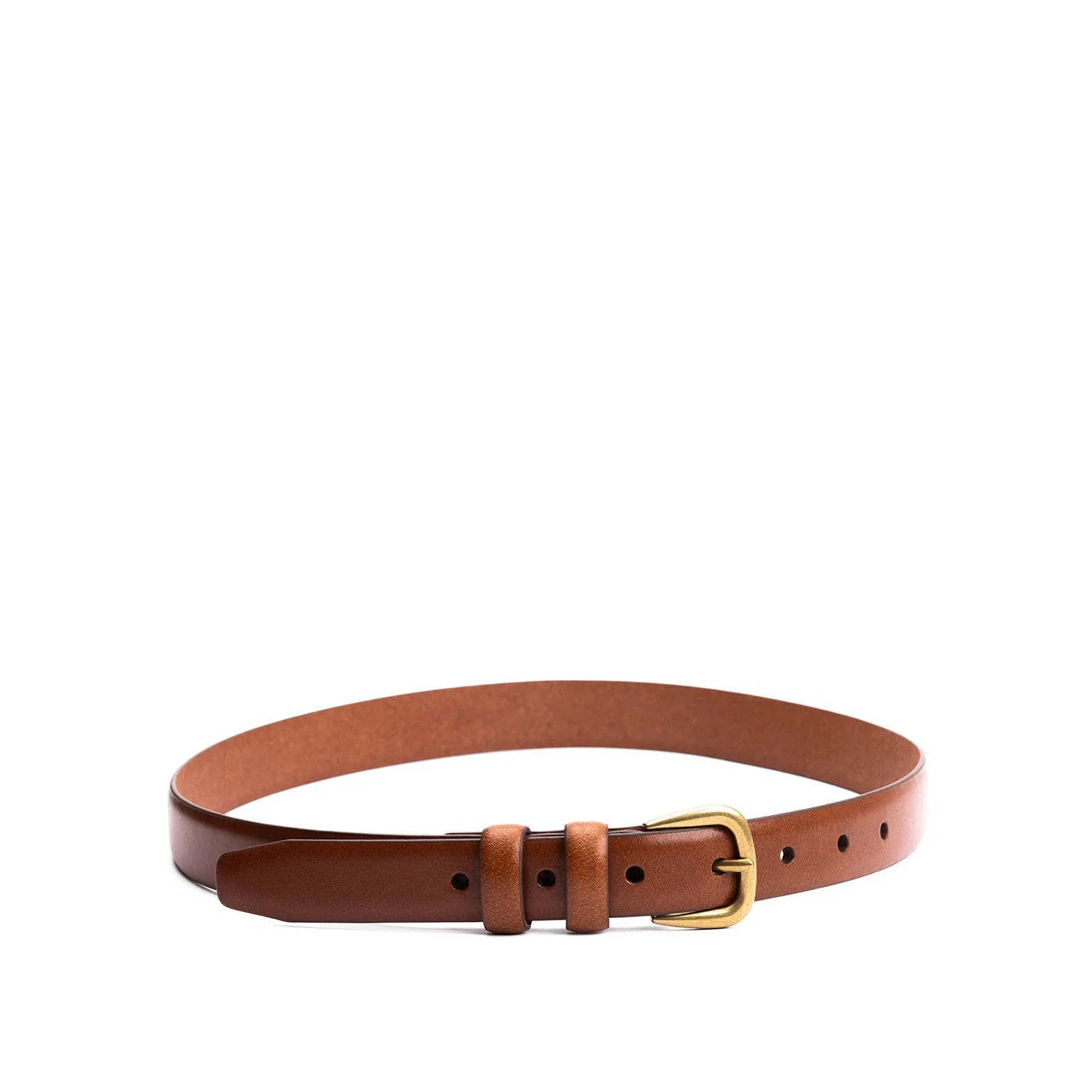 Women's Slim Double Loop Leather Belt | Portland Leather Goods | Portland Leather Goods (US)