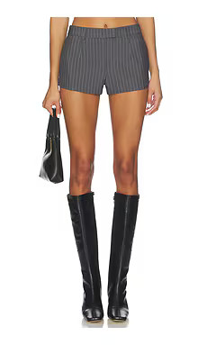 ALL THE WAYS Sonnet Short in Grey Pinstripe from Revolve.com | Revolve Clothing (Global)