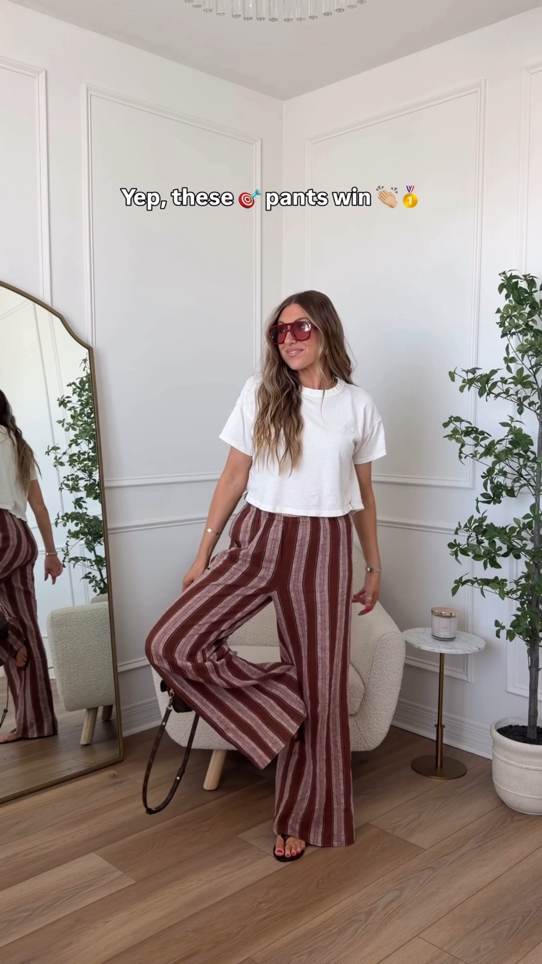 Cutest wide leg linen pants from Target!! I’m wearing a small, if between sizes, size down — they are STRETCHY! 👏🏼

#LTKootd #LTKgrwm