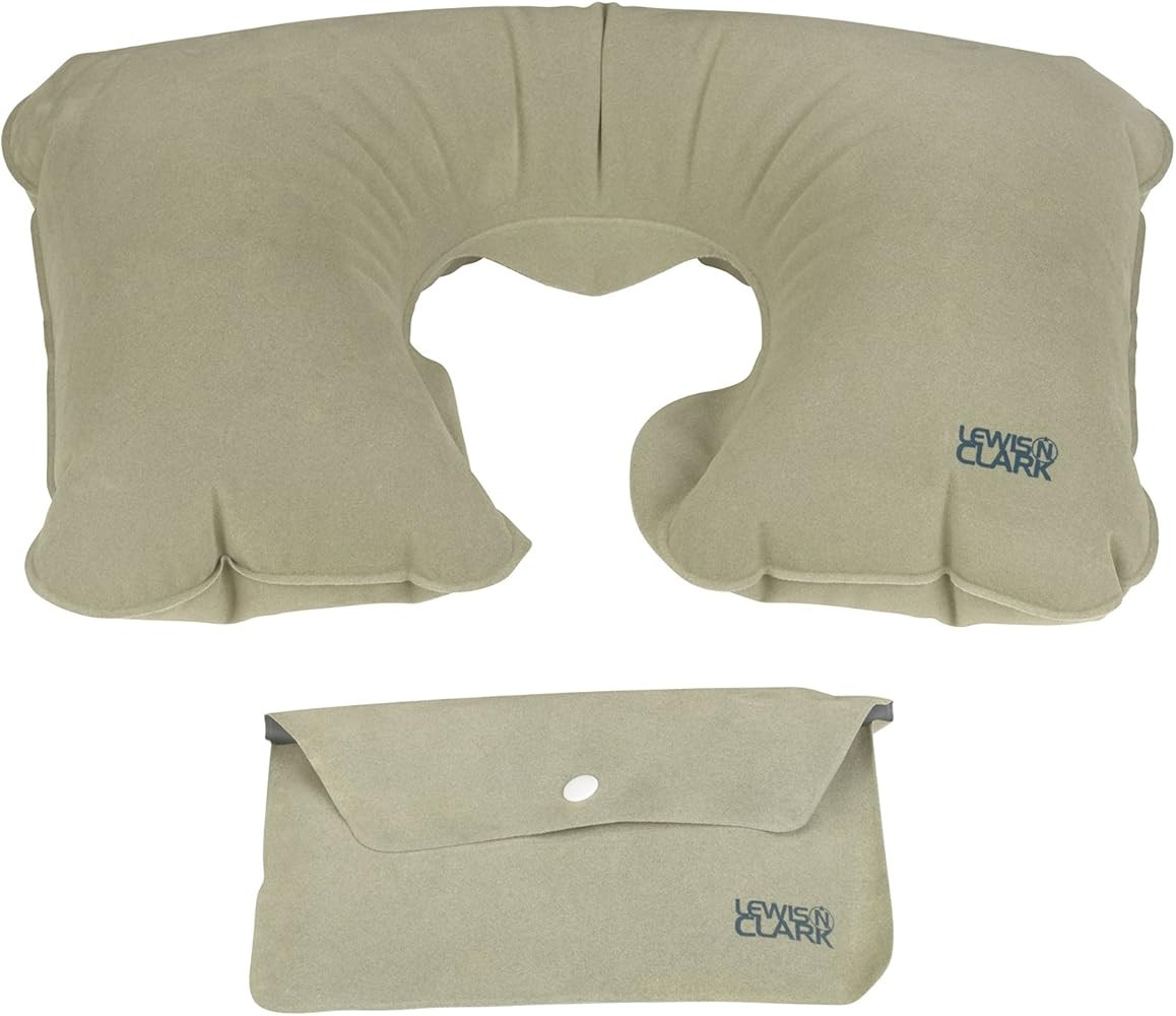 Lewis N. Clark Original Neckrest Inflatable Pillow, Waterproof Neck Pillow for Neck Support at th... | Amazon (US)