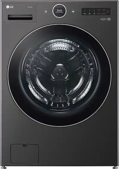 LG - 5.0 Cu. Ft. High-Efficiency Stackable Smart Front Load Washer with Steam and TurboWash 360 -... | Best Buy U.S.