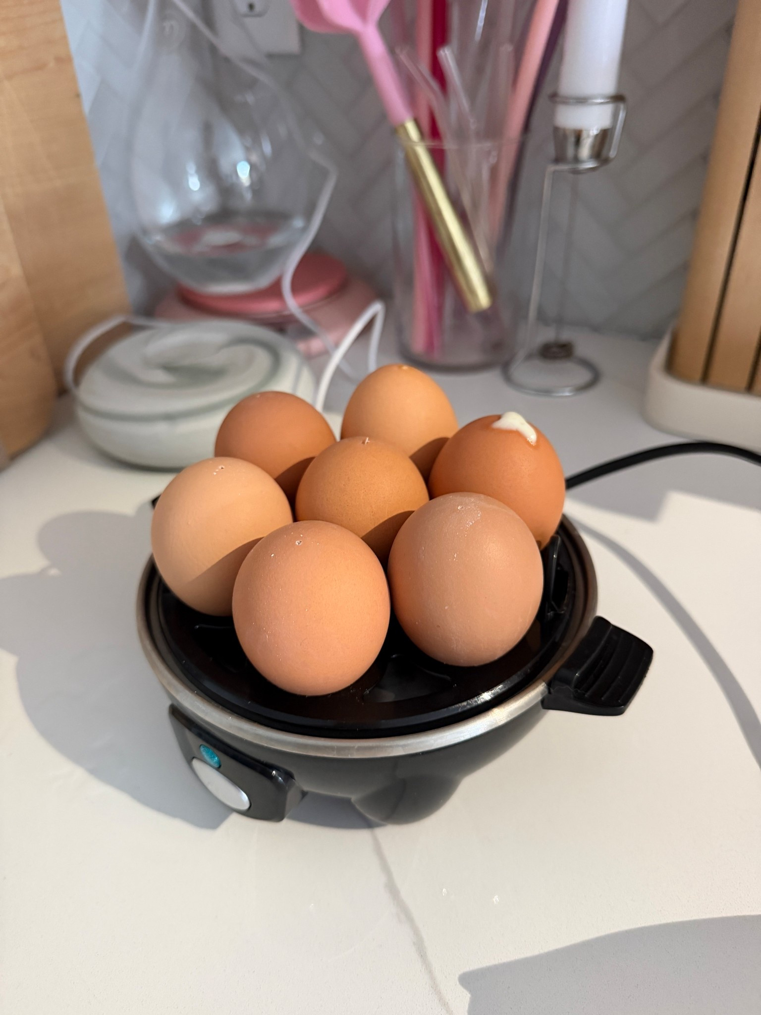 Easy keto meal on the go.
Hard boiled eggs! 🥚 

I love my egg maker so easy to use. 

#LTKdayinmylife #LTKgrwm #LTKfoodie