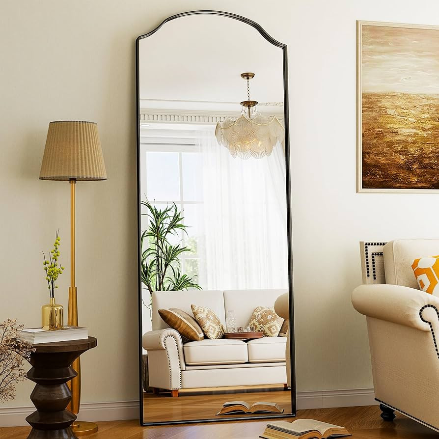 Full Length Mirror,Full Body Mirrors with Stand,32 x 71 Inch Wall Mirror Full Length for Bedroom ... | Amazon (US)