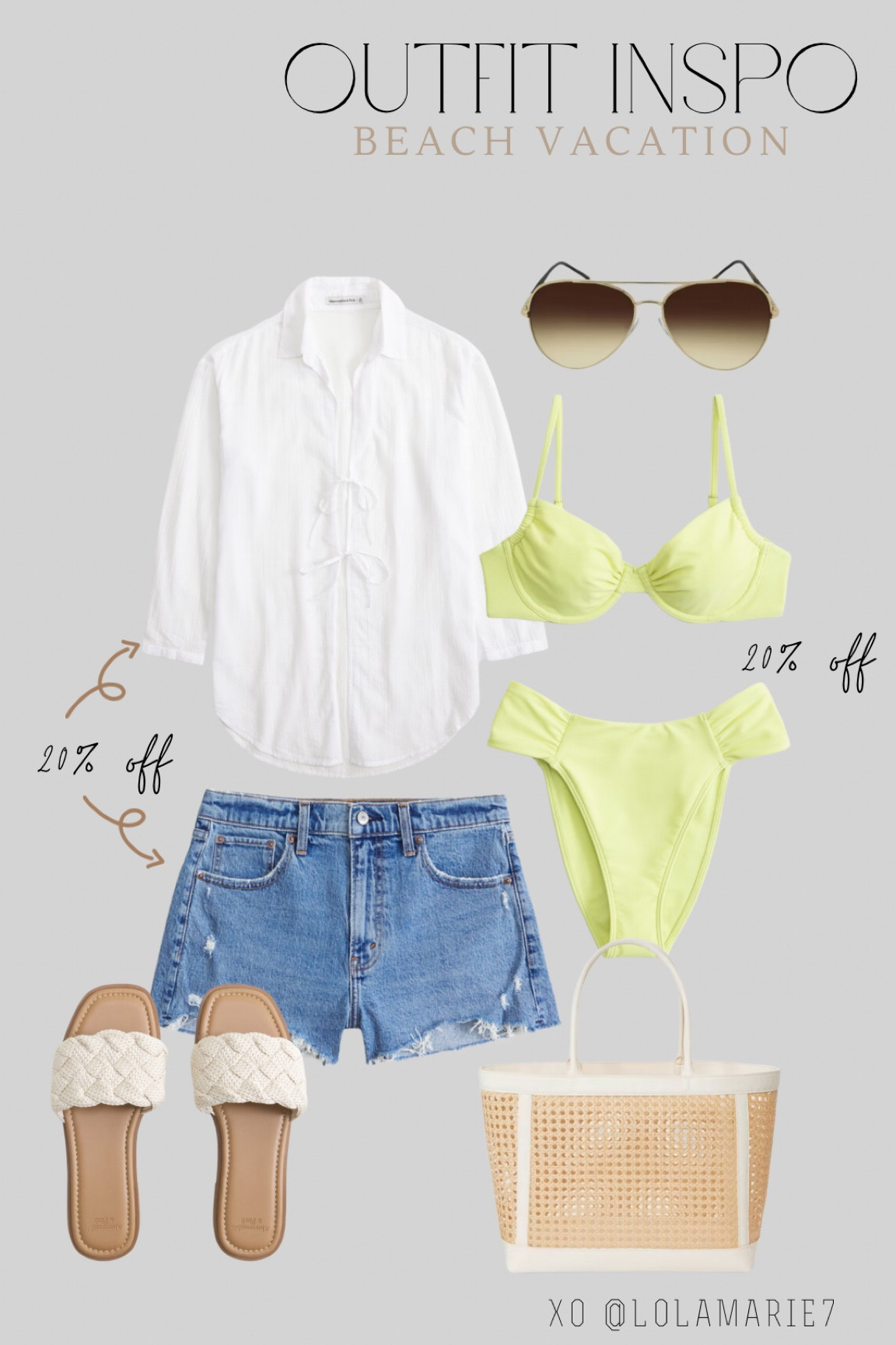 Outfit inspo — beach vacation look! 

#outfitinspo #abercrombie #target #swimsuit 

#LTKSwim #LTKMostLoved #LTKSaleAlert