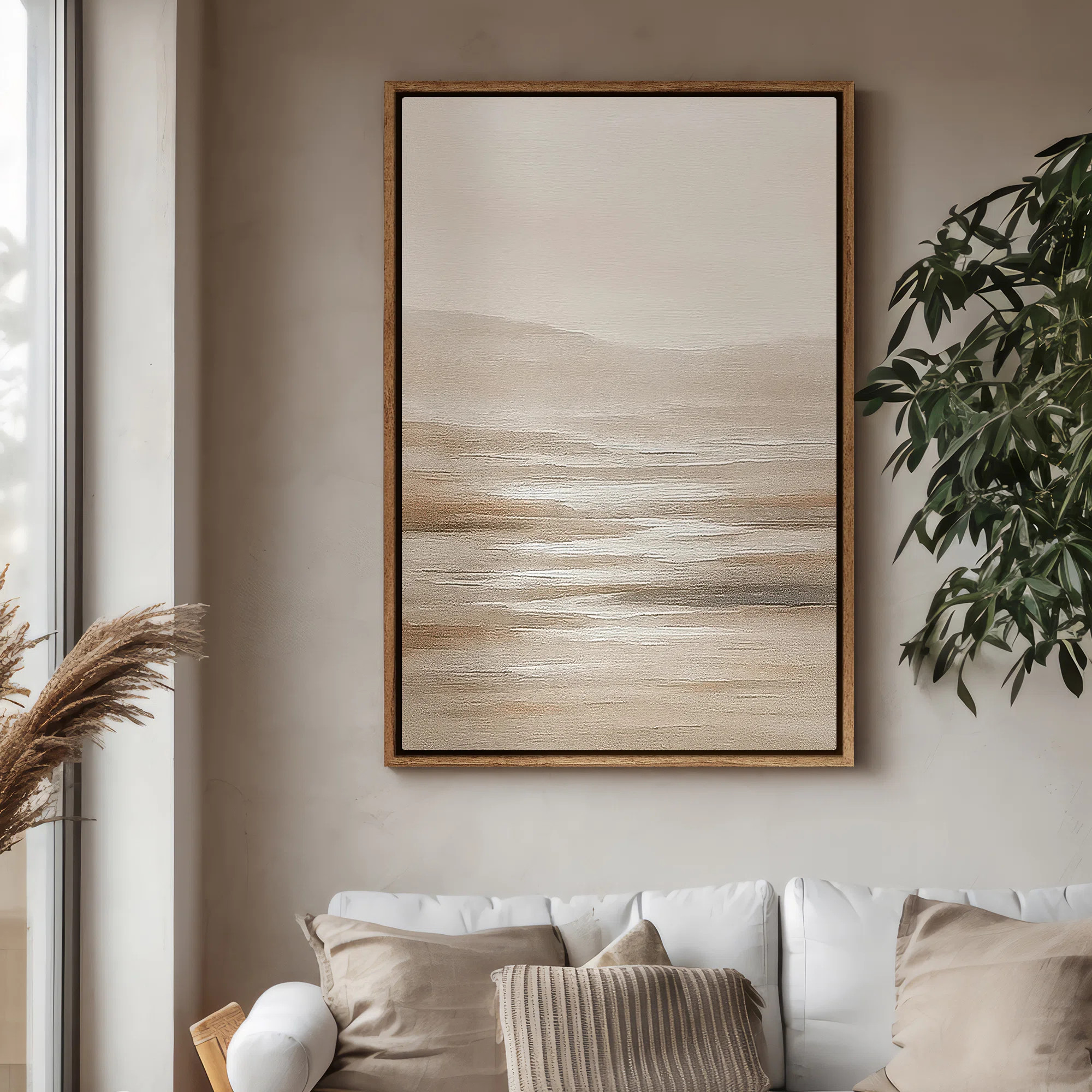 Framed Canvas Wall Art, Vintage Abstract Wall Canvas Prints 24"x36" | Wayfair North America