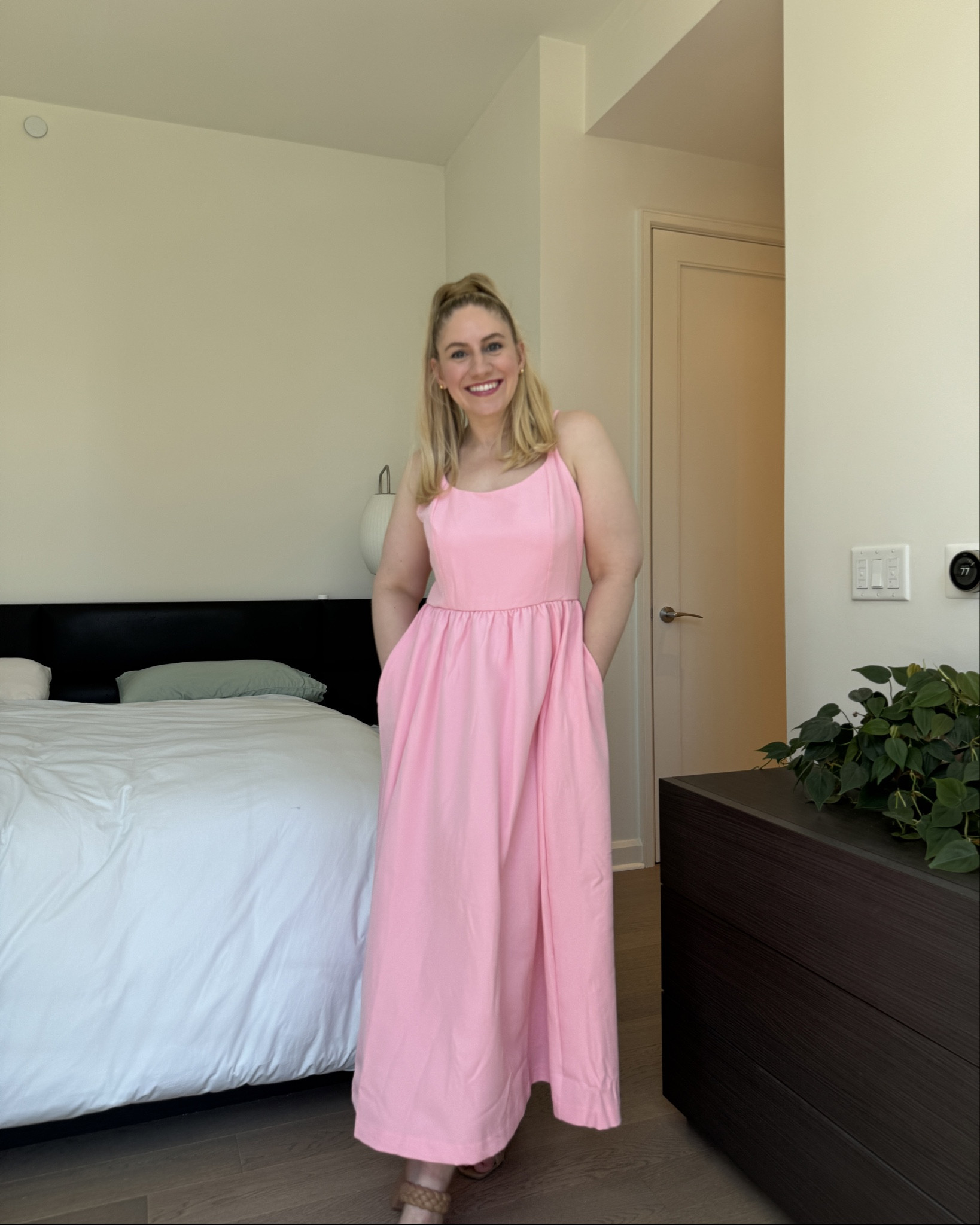 Sharing my favorite summer dresses and vacation outfits! 

Doloame Women's Sexy Low Cut Spaghetti Strap Long Dress Casual Sleeveless Backless Slimd Maxi Dress Square Neck Bustier Dress in large, pink dress for under $20. Barbie vibes! Perfect for summer and midsize dress 

Double lined top. Adjustable straps

#LTKTravel #LTKMidsize #LTKFindsUnder50