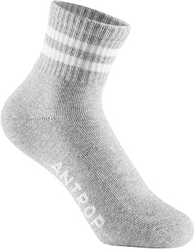 WoMen Quarter Crew Cotton Heel Tab Athletic Running Cushion Socks (6 Pairs) | Amazon (US)
