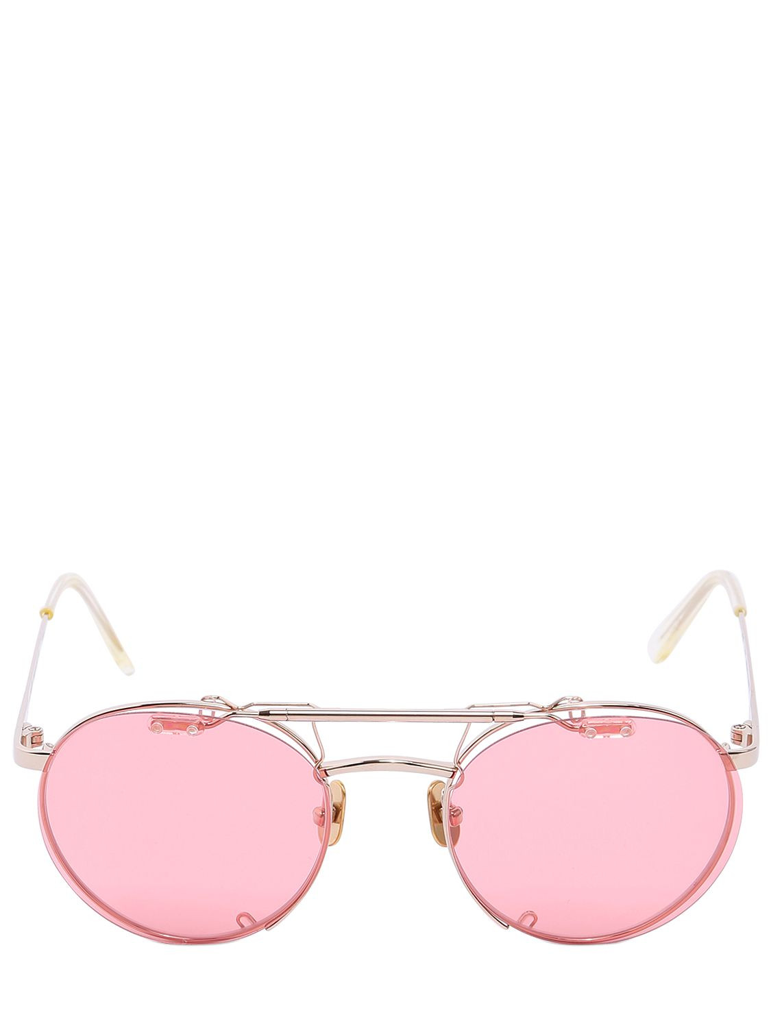 DANCING SHOES CLIP-ON PINK SUNGLASSES | Luisaviaroma