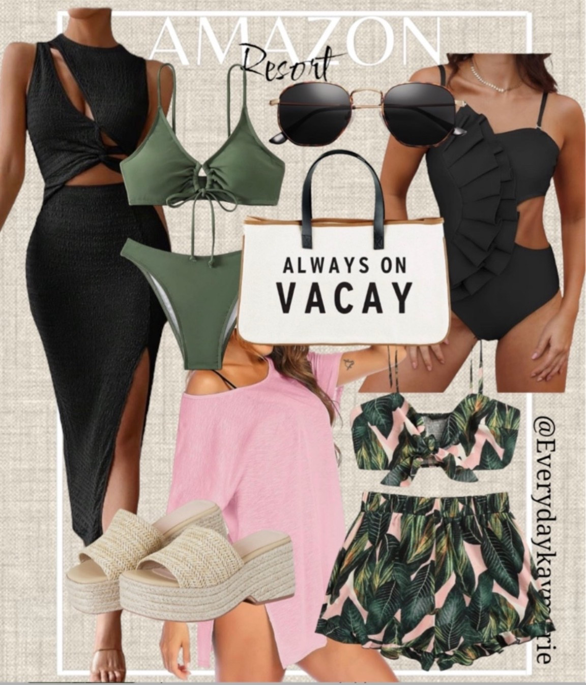 Who’s going on a beach vacay anytime soon? These pieces are all super cute and very affordable.💕 make sure to follow for more exclusive, content and daily finds🫶🏼

swimsuit, resort outfit, beach outfit, vacation must haves, sunglasses

#LTKFindsUnder100 #LTKOver40 #LTKStyleTip