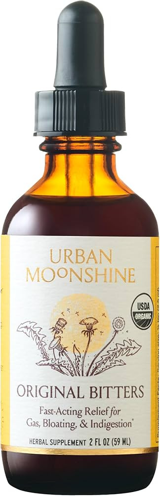Urban Moonshine Original Bitters - Certified Organic - Bloating Relief - Supports Liver Function ... | Amazon (US)