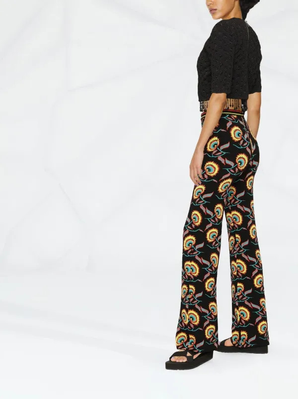 floral-print trousers | Farfetch Global
