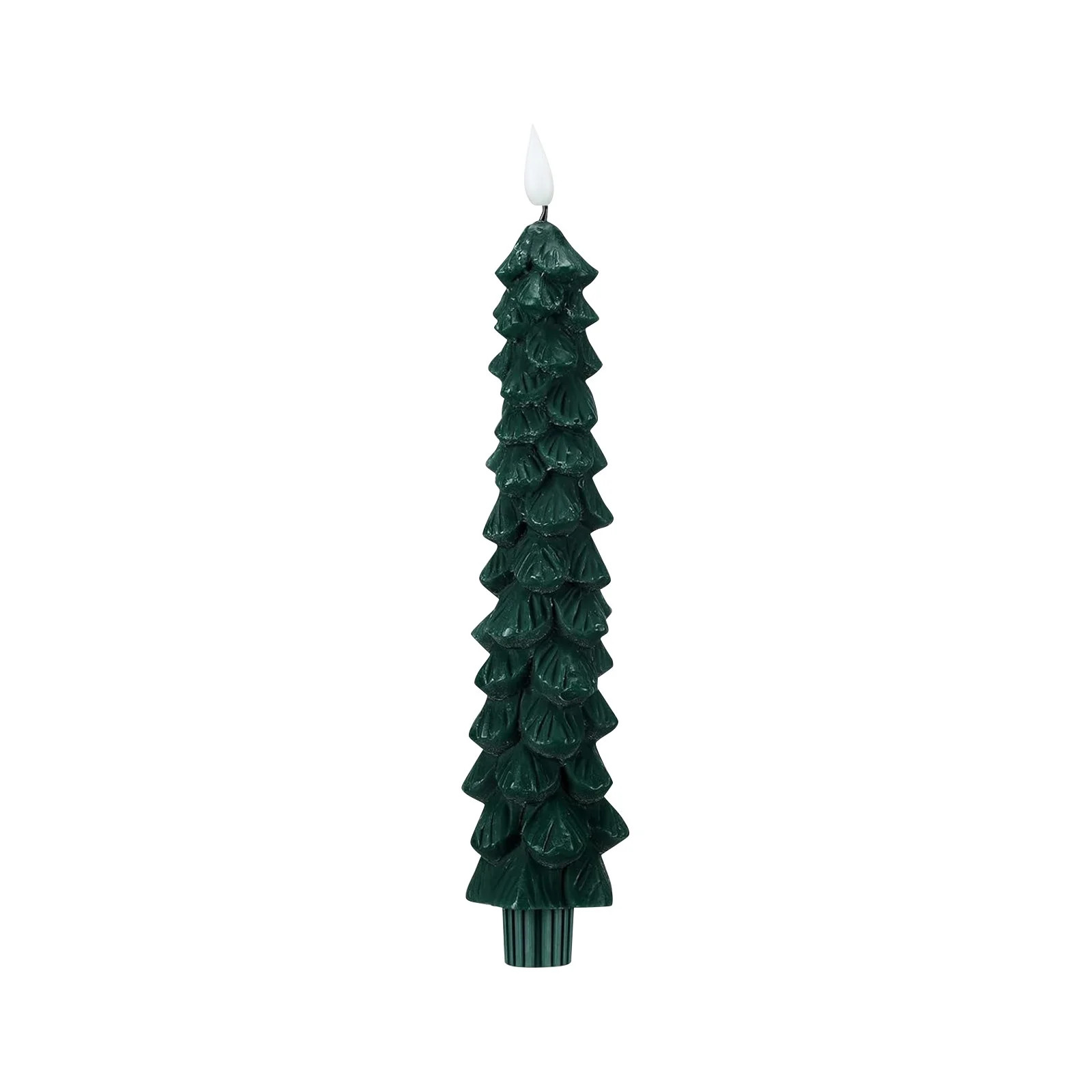 RPVATI Christmas Creative Unscented Tree Shaped Taper Candles， Green | Walmart (US)
