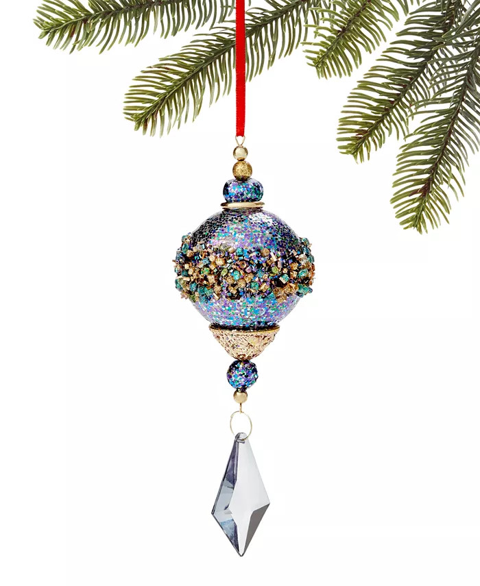 Holiday Lane
          
        
  
      
          Patina Blue and Purple Beaded Drop Ornament,... | Macy's