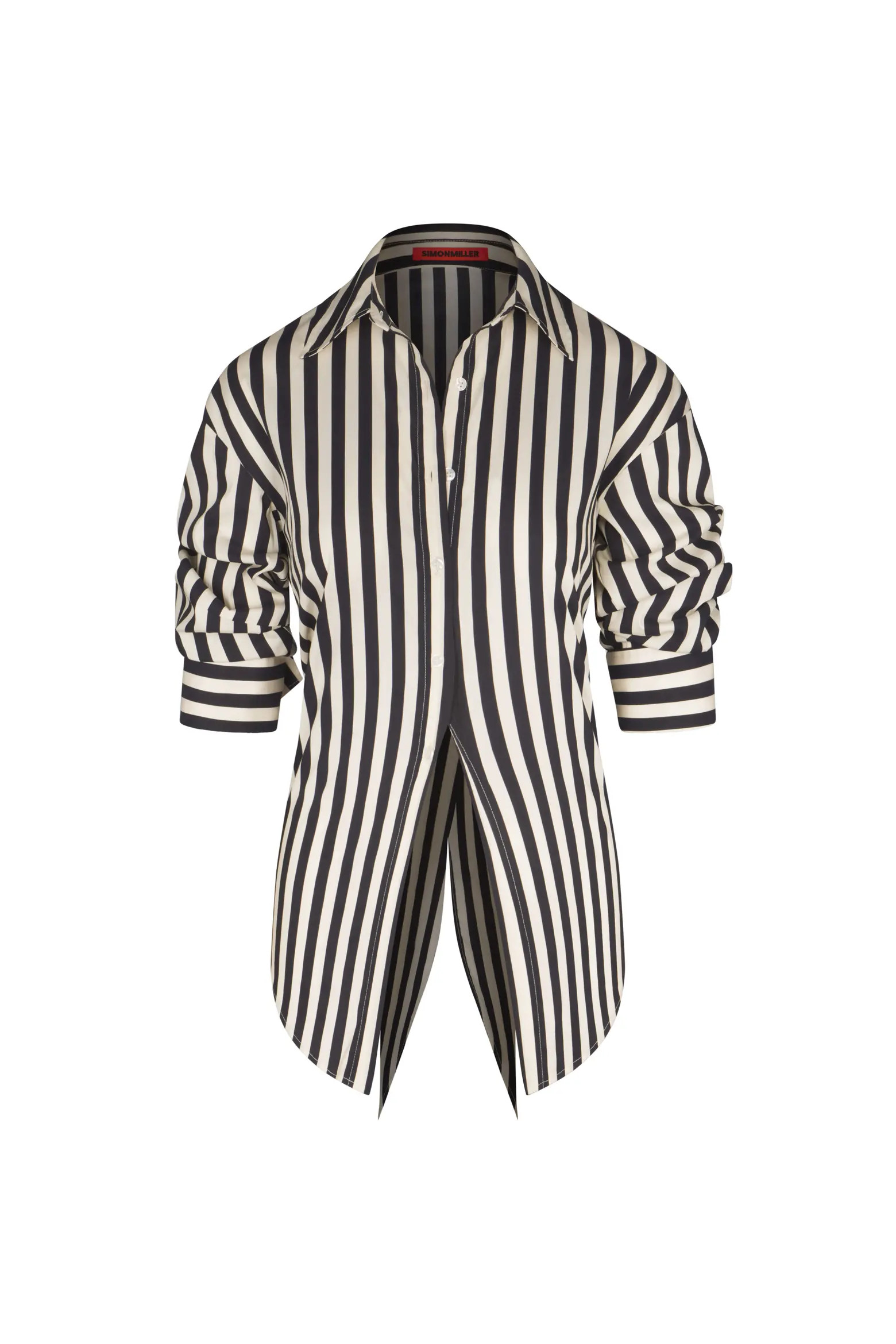 SIMONMILLER Loch Poplin Tie Back Button Up Shirt (Women) | Nordstrom | Nordstrom