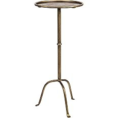 Creative Co-Op Metal Cocktail, Antique Brass Martini Table | Amazon (US)