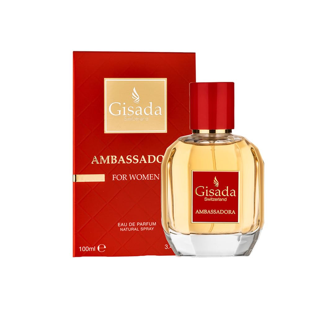 Gisada - Ambassadora | 100ml | Eau de Parfum | Perfume for women | oriental, sweet, floral and very lively women's fragrance | women's perfume | fruity sweet & cozy warm for you (100ML) | Amazon (UK)