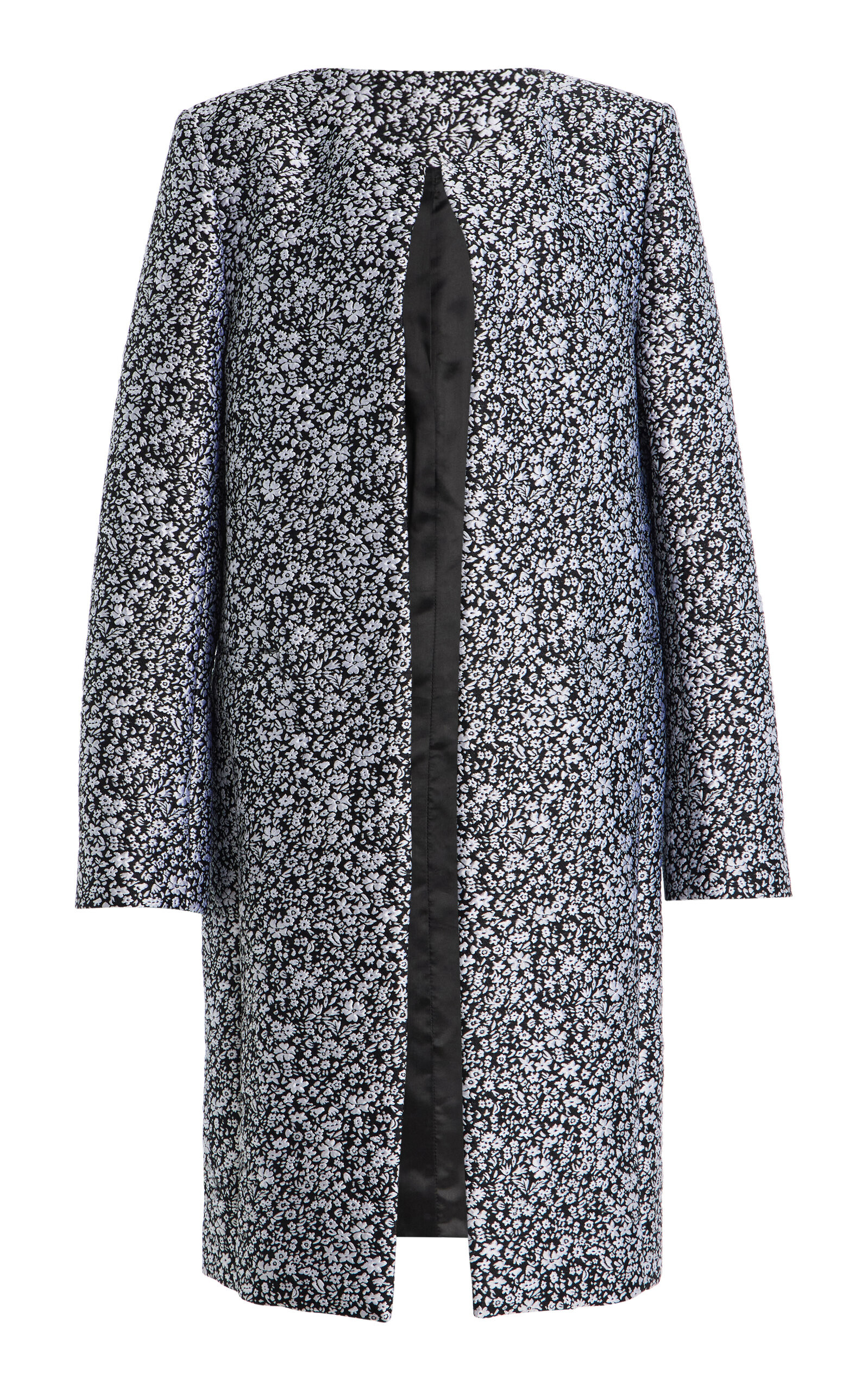Collarless Floral Coat | Moda Operandi (Global)