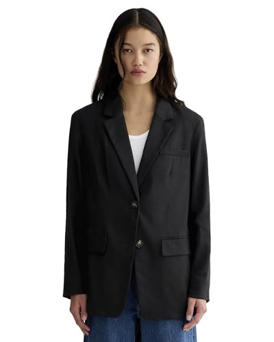 Everlane The Oversized Blazer in Buttersmooth - Black Size 6 | Amazon (US)