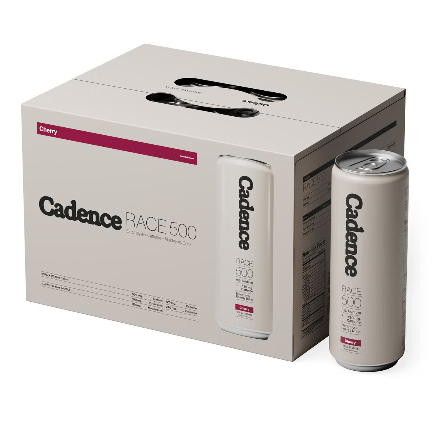 Race Electrolyte Energy Drink - Cherry - 12 fl oz (12 Cans) | GNC