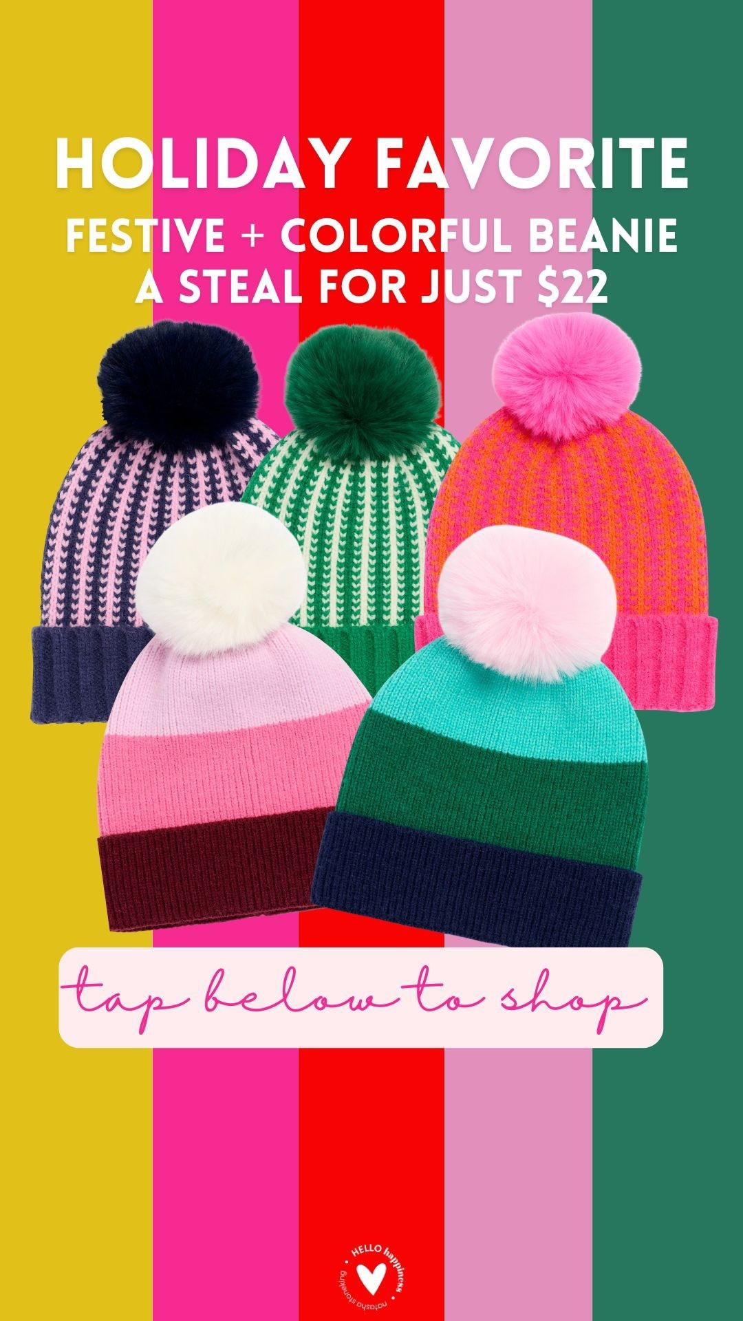 holiday favorite | festive + colorful beanies for just $22 

#LTKSaleAlert #LTKHoliday #LTKGiftGuide