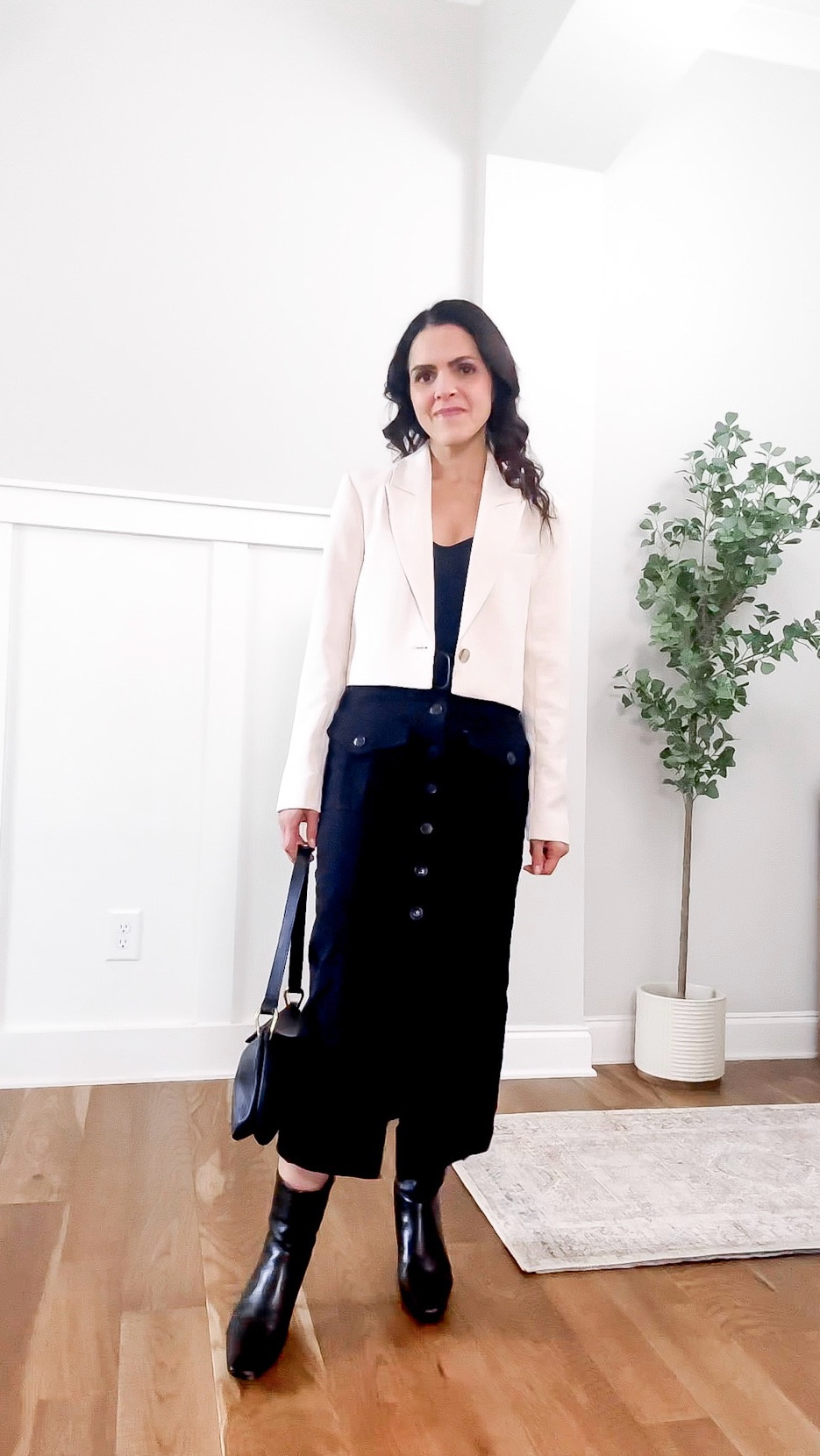 You know that piece you bought months ago that still has the tags on it and you keep walking past?

Now’s the time to wear it! Linked exact or similar if you’d like to recreate this look! 

Skirt: @SEZANE
Blazer: @abercrombie
Boot: @Reformation 
Perfume: @SEZANE 
Jewelry: Uncommon James

#nobuy #mystyle #personalstyle #milennialmom #springoutfitideas 

#LTKootd #LTKgrwm