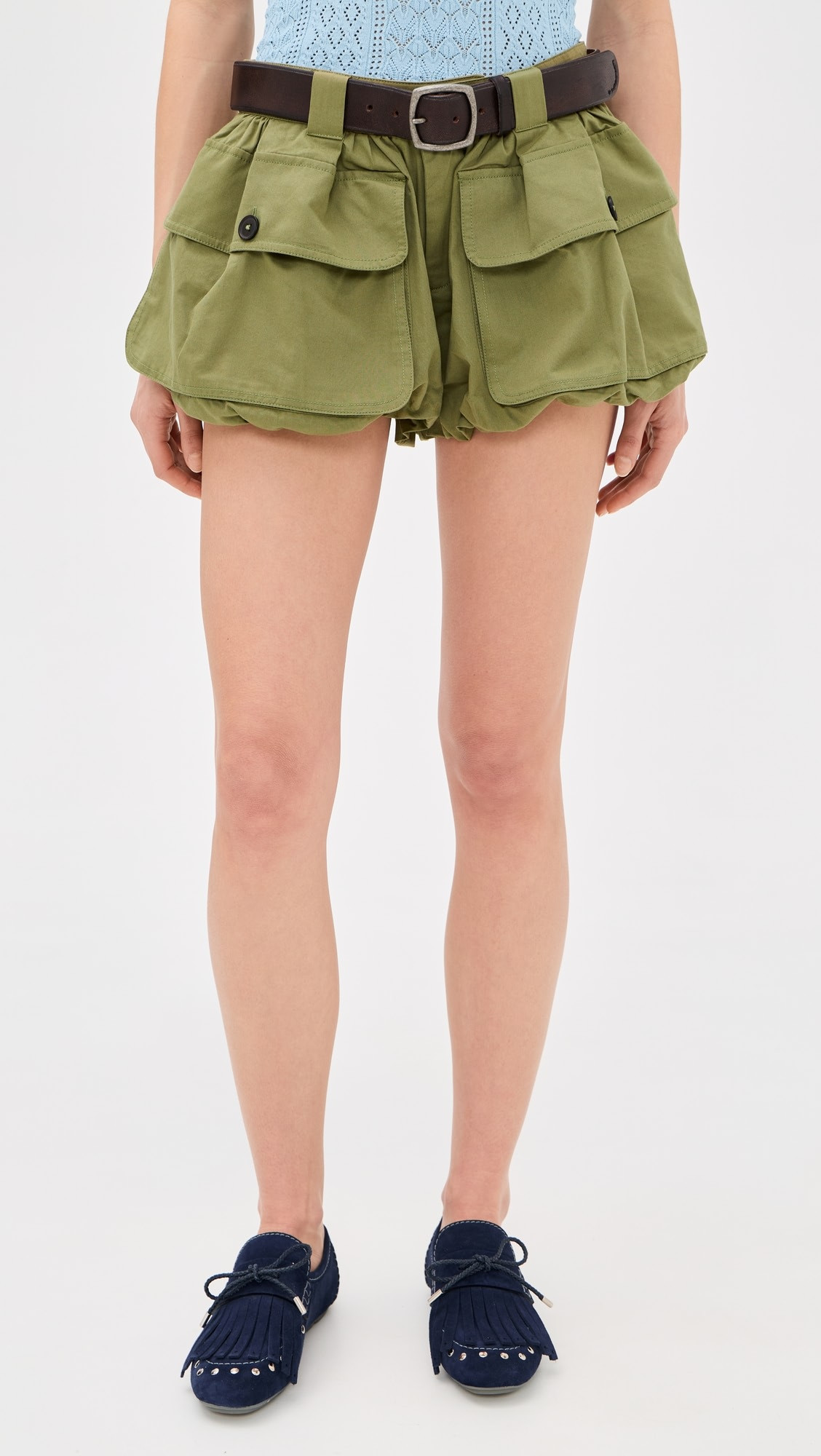 Andrea Workwear Bubble Shorts | Shopbop
