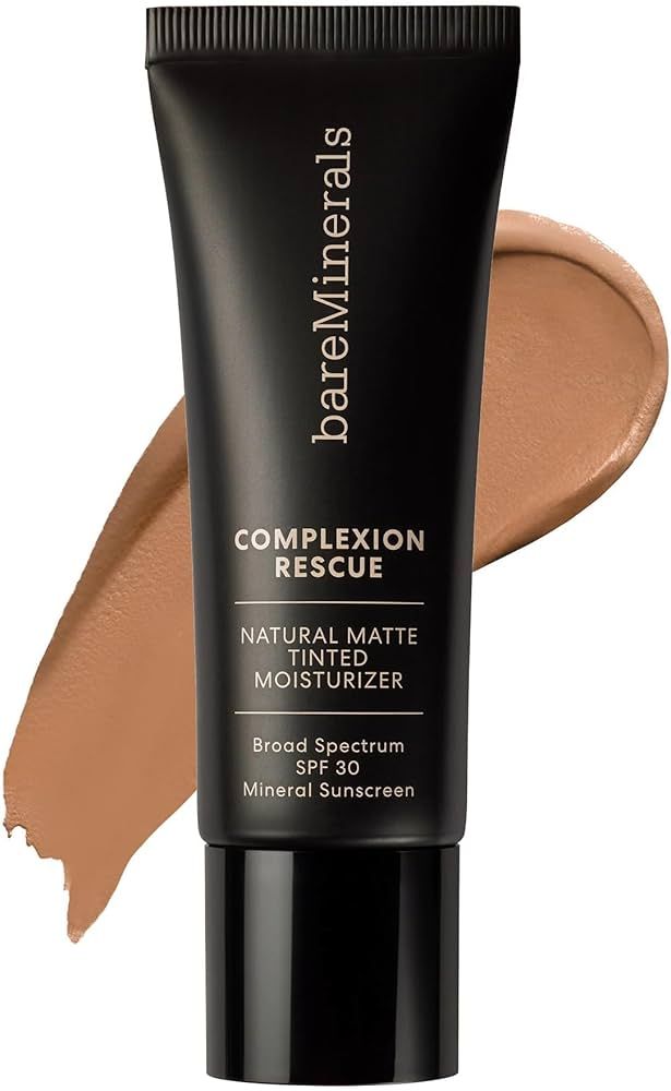 bareMinerals Complexion Rescue Natural Matte Tinted Moisturizer for Face with SPF 30, Mattifying ... | Amazon (US)
