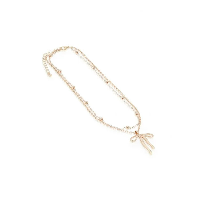 Weekend Academy Girls Bow Necklace | Walmart (US)