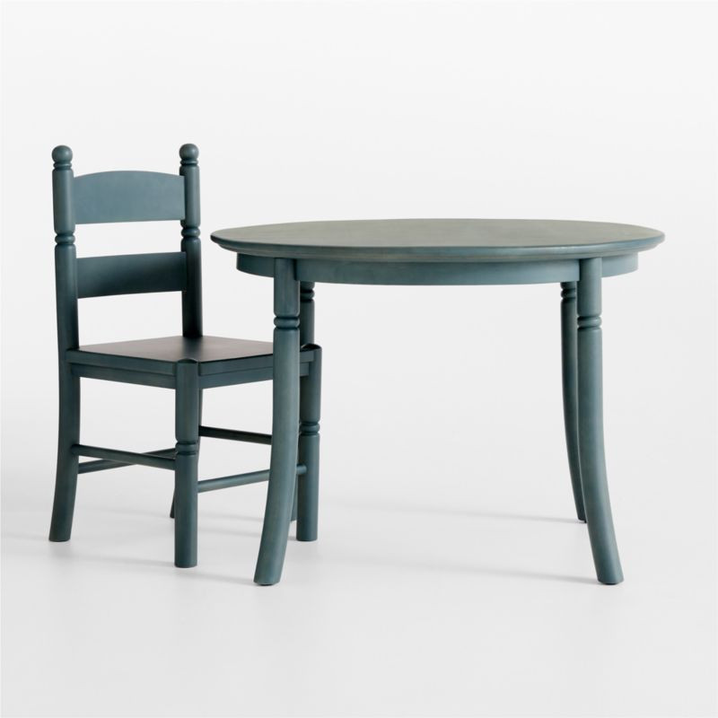 Jouer Balsam Green Wood Kids Play Table by Sharland England | Crate & Kids | Crate & Barrel