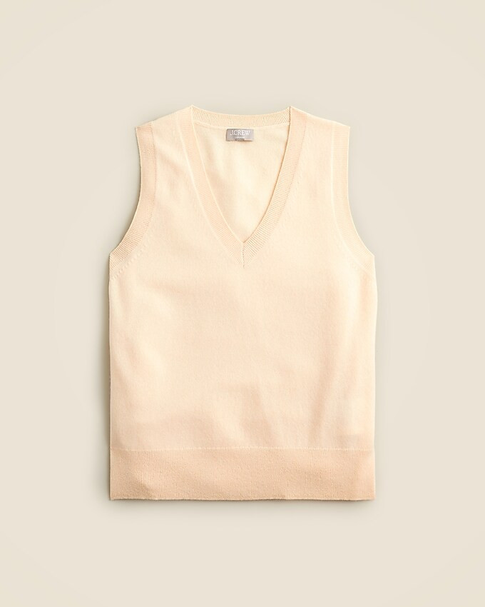 Cashmere V-neck sweater-vest | J. Crew US